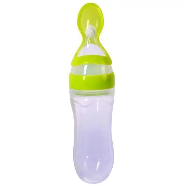 Squeeze Spoon Feeding Bottle